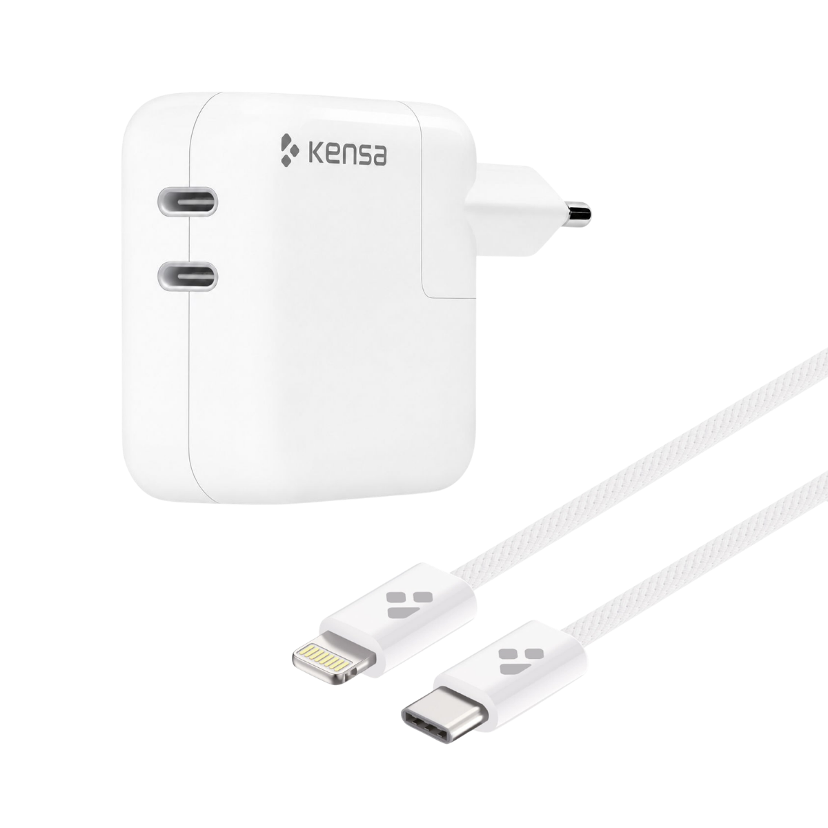 Kensa PW-301 2x PD To Lightning Şarj Aleti 35W I Toptan Satış