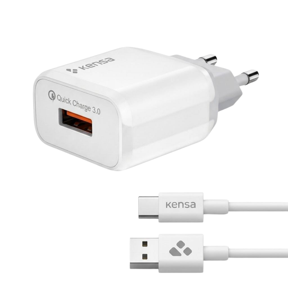 Kensa QC-50 Type-C QC3.0 Hızlı Şarj Aleti 3.0 20W I Toptan Satış